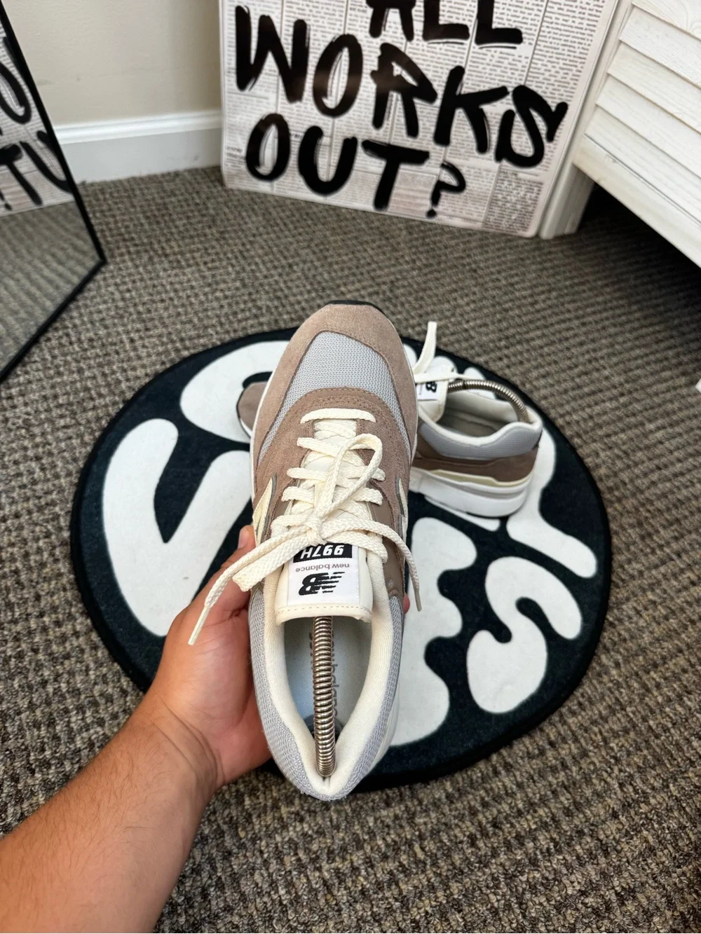 New Balance 997H CM997HVD Brown Grey Men’s US 9 EU 42.5
